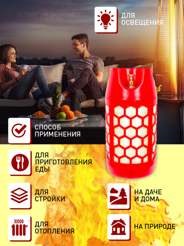 Баллон газовый 24,5 л RSV Composite