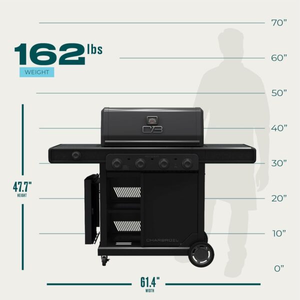 Газовый гриль Charbroil Pro Series с инфракрасной технологией Amplifire (4 горелки)