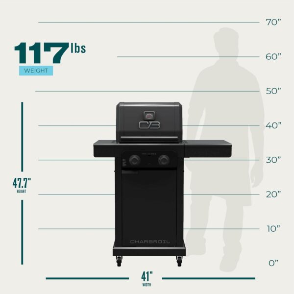 Газовый гриль Charbroil Pro Series с инфракрасной технологией Amplifire (2 горелки)