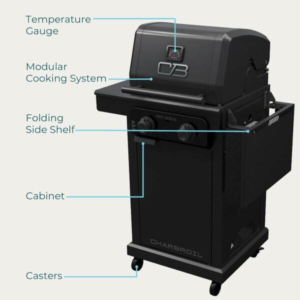 Газовый гриль Charbroil Pro Series с инфракрасной технологией Amplifire (2 горелки)
