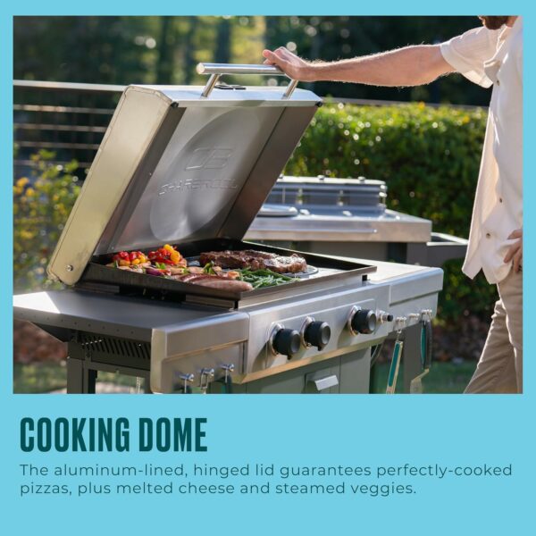 Газовый гриль Charbroil Versa-Charbroil Versa-Tile (3-в-1 с 3 горелками)